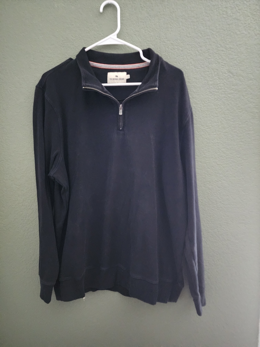 The Normal Brand Men’s Quarter Zip Pullover XL